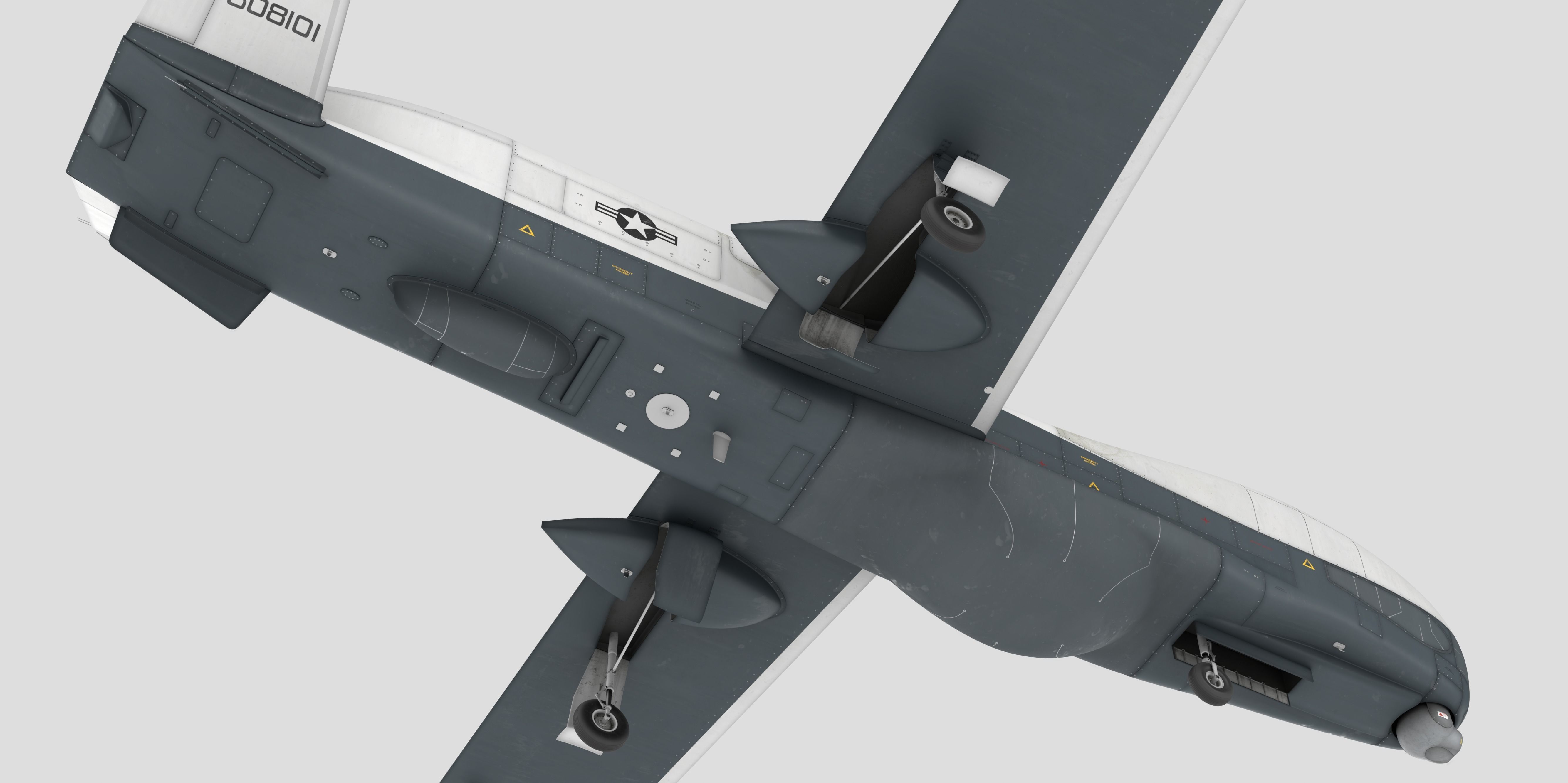 Northrop Grumman MQ-4C Triton 8K Drone 3D model_17