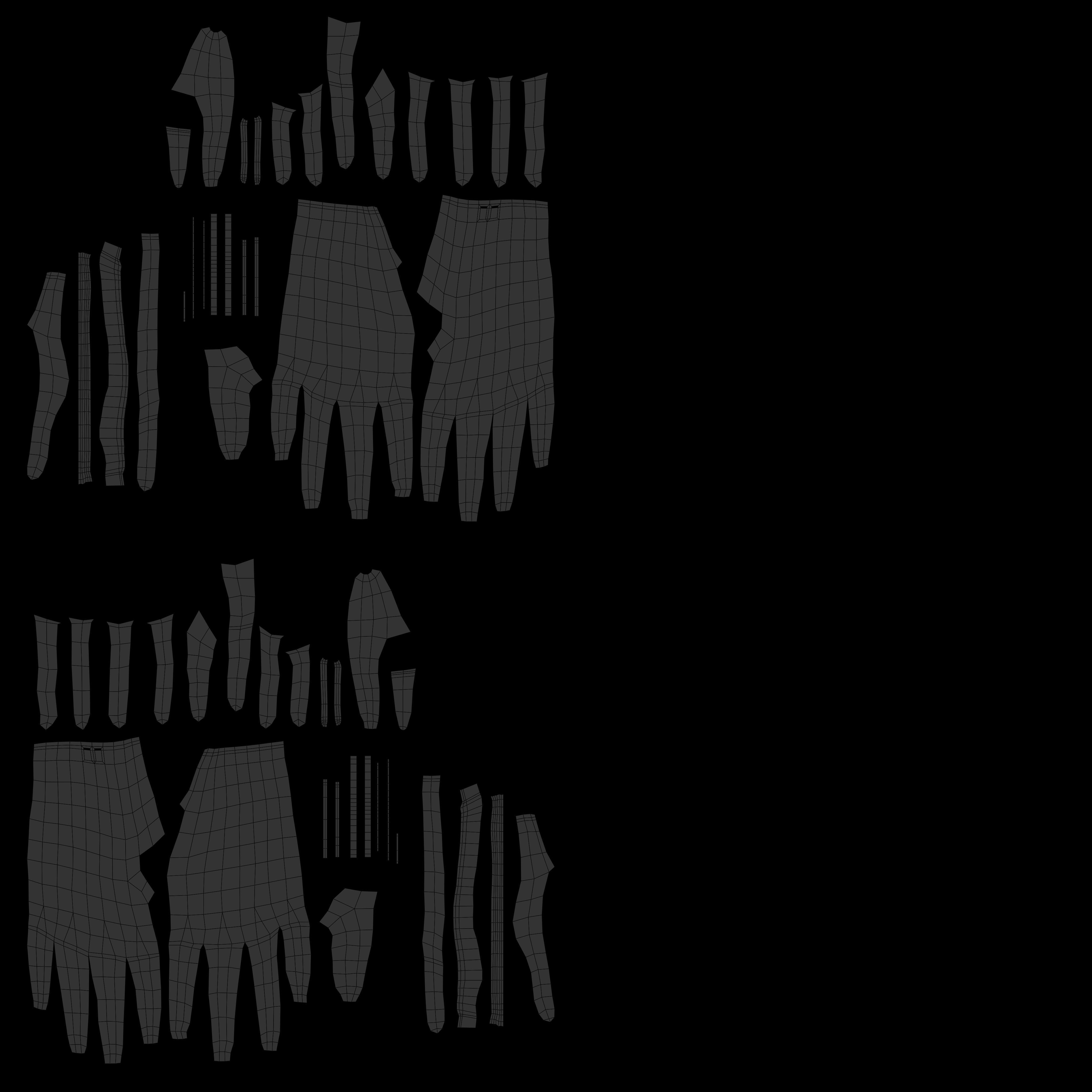 MOG Light Duty Gloves Low-poly 3D model_8