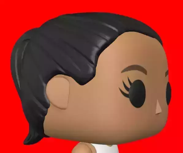 CUSTOM FUNKO POP - HAIR 10 3D print model