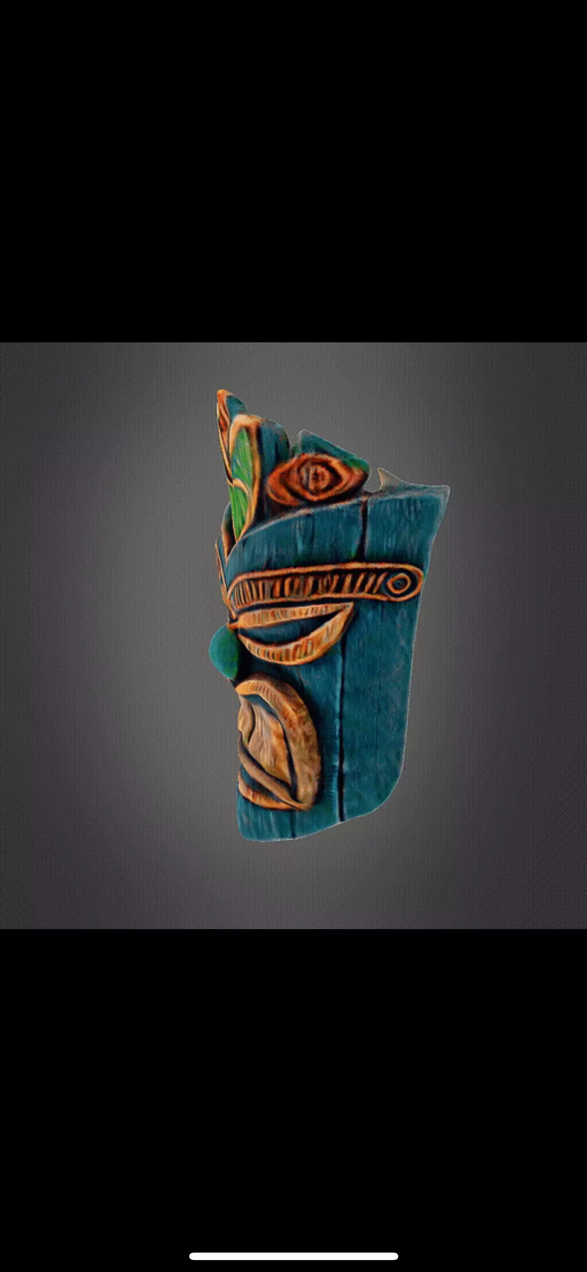 Tiki head home decor 3D print model