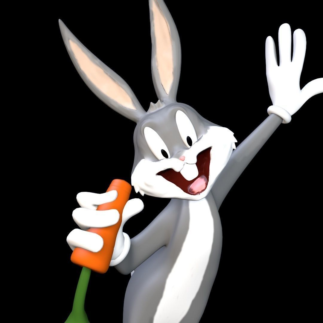 Bugs Bunny 3D print model_4