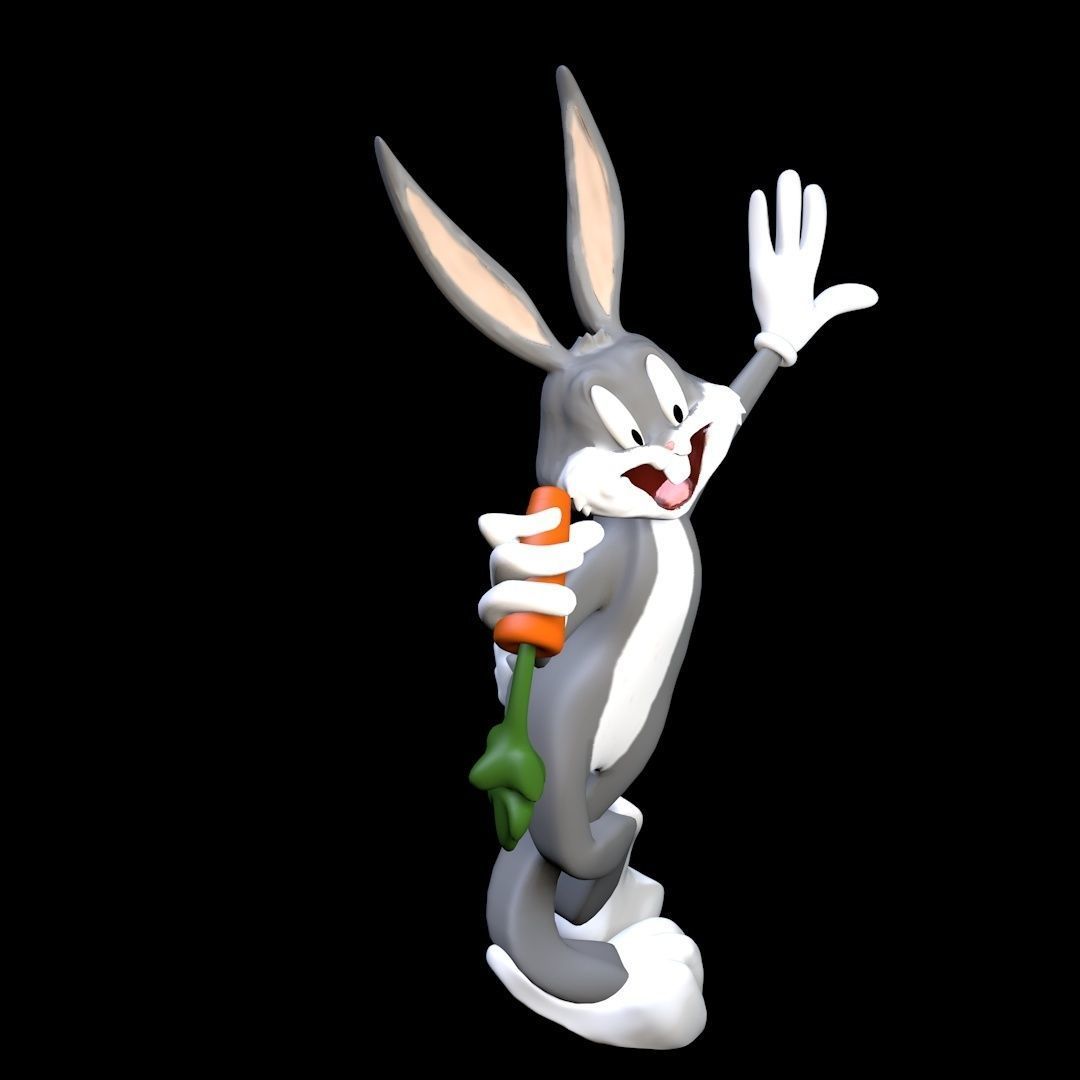 Bugs Bunny 3D print model_3