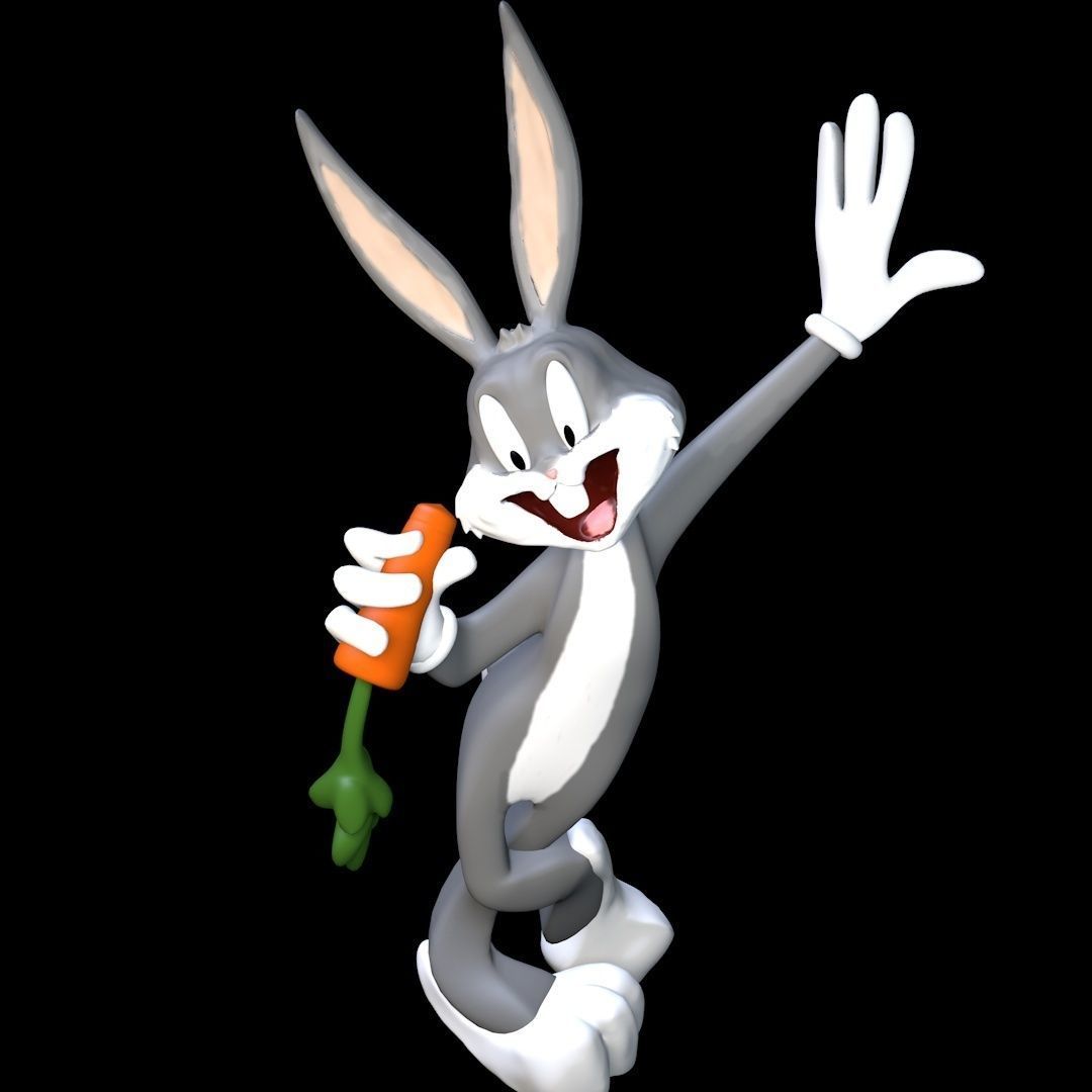 Bugs Bunny 3D print model_2