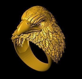 eagle ring  3D print model