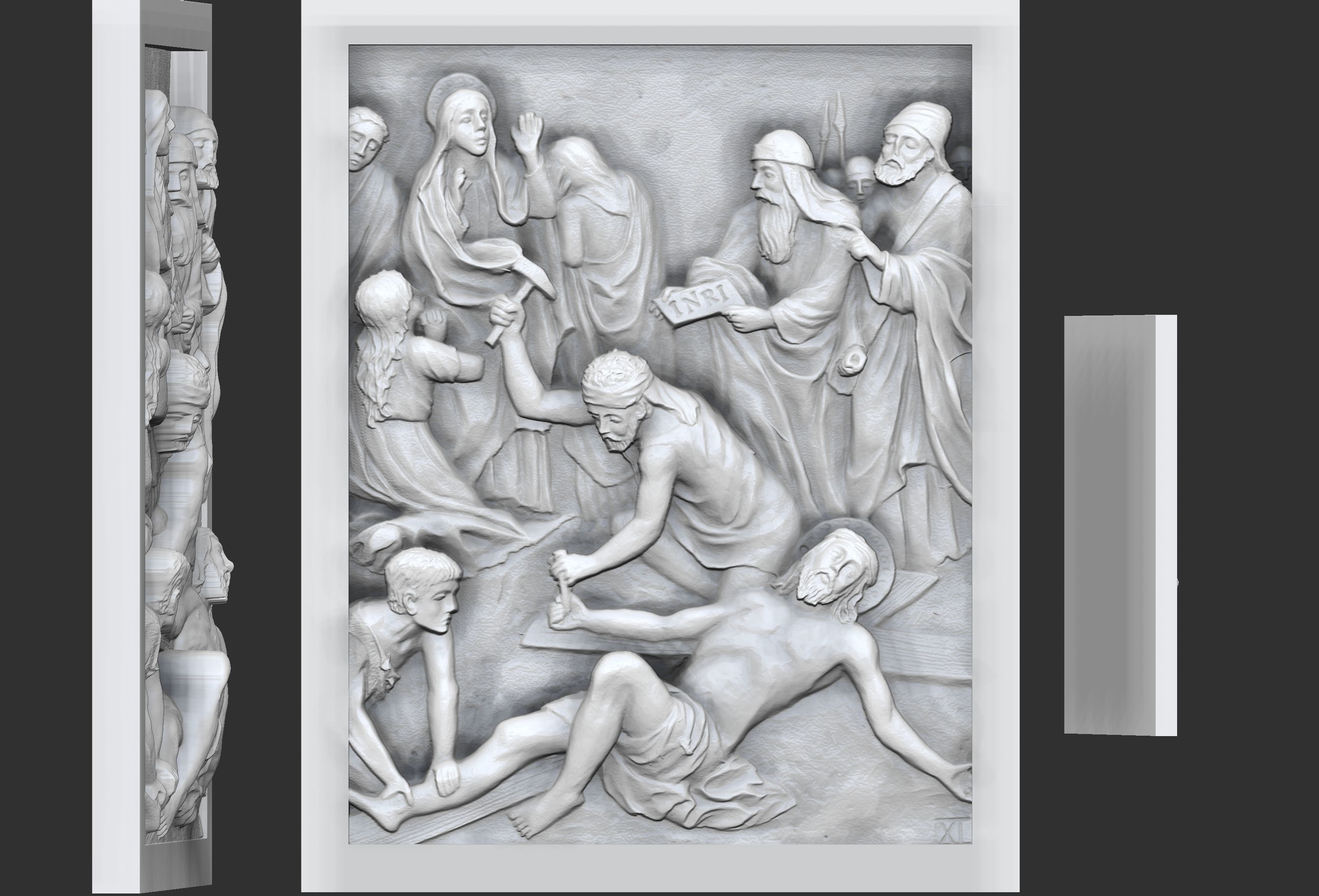 Way Of The Cross-14 Stations of  Cross  Via Dolorosa Via Crucis 3D print model_13
