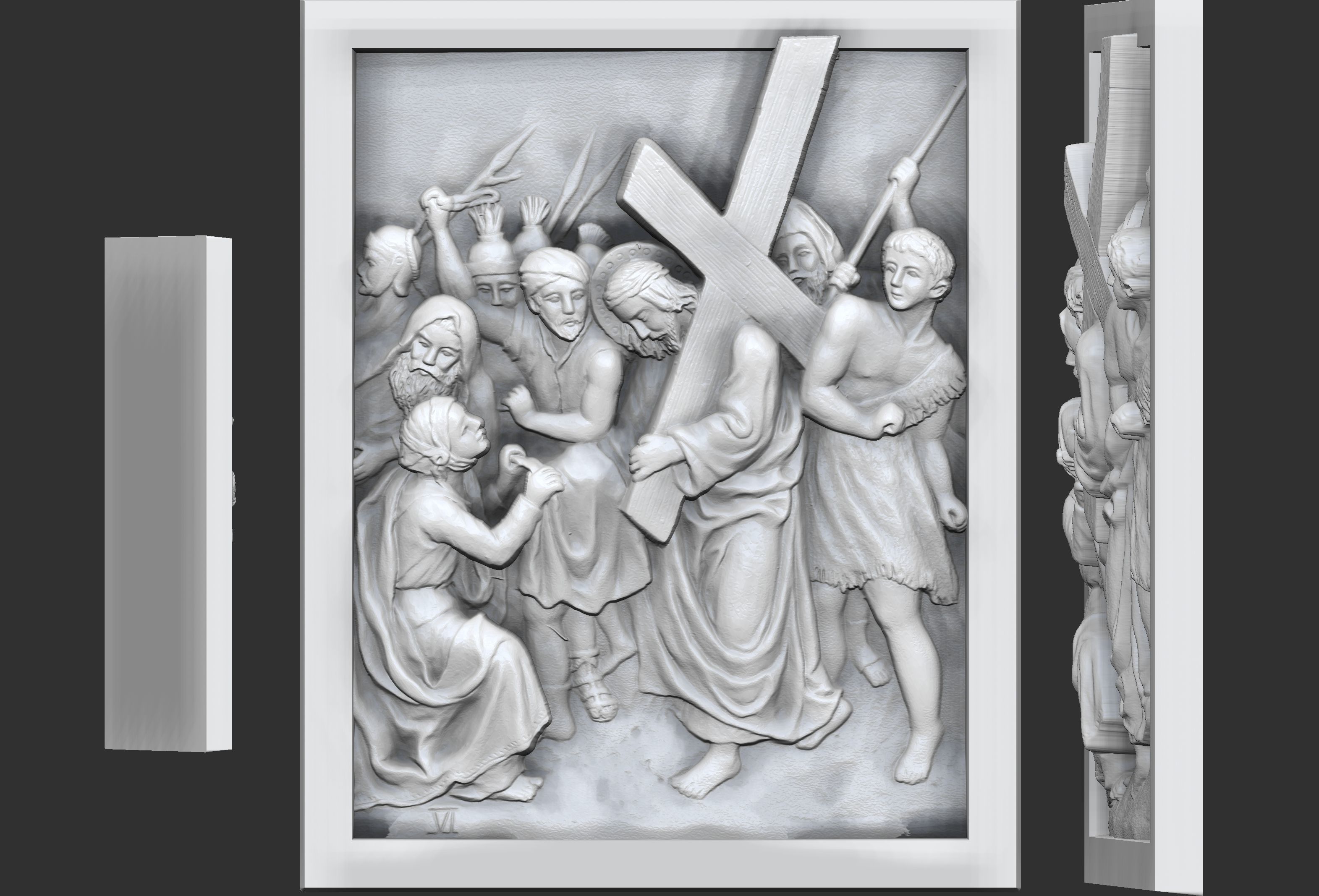 Way Of The Cross-14 Stations of  Cross  Via Dolorosa Via Crucis 3D print model_8