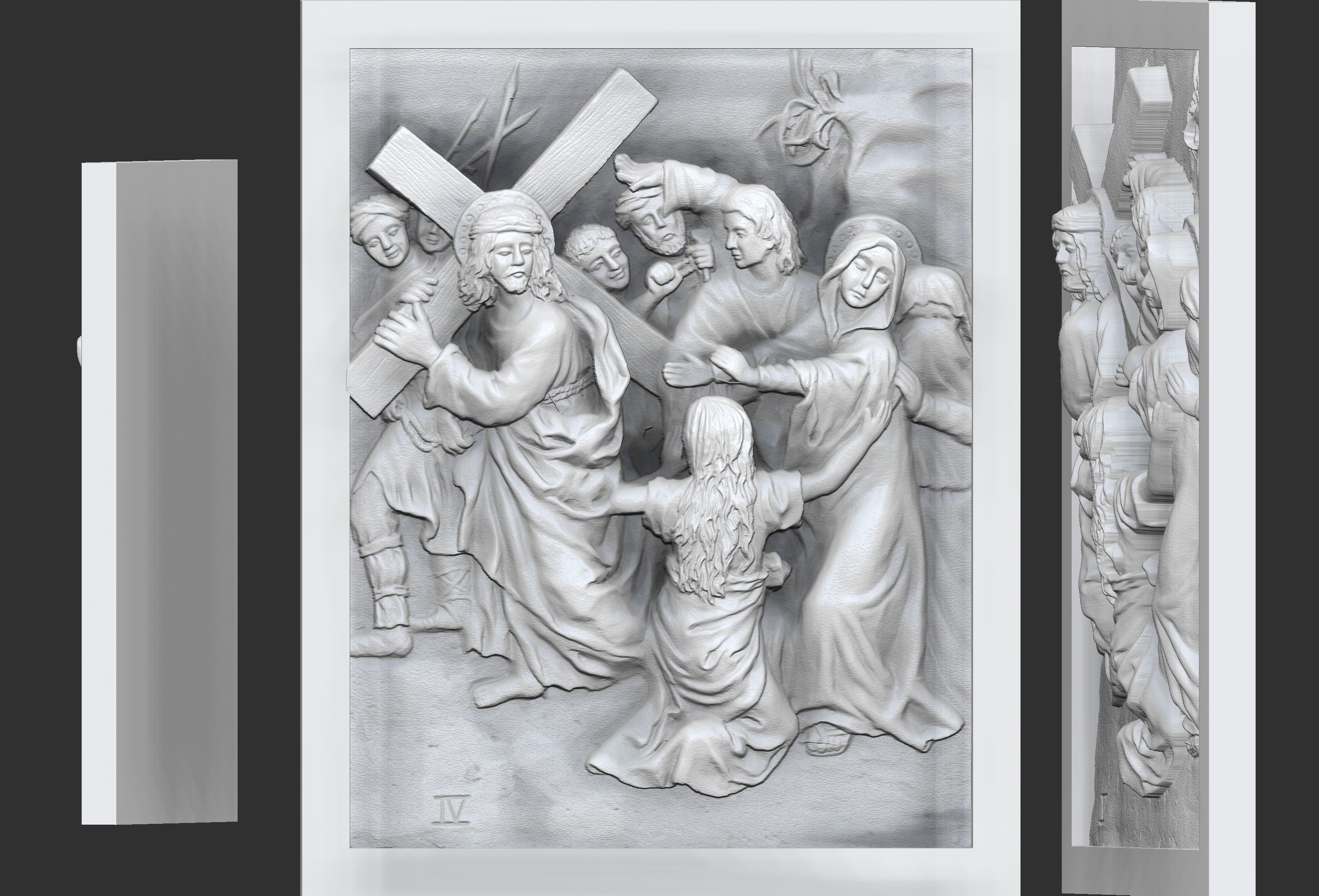 Way Of The Cross-14 Stations of  Cross  Via Dolorosa Via Crucis 3D print model_6