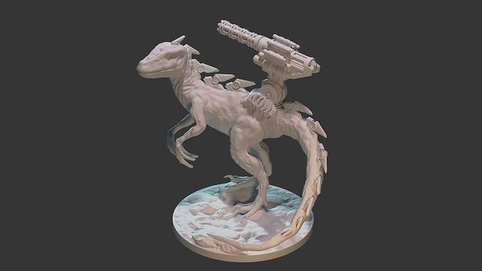  Cyborg Raptor 3D print model