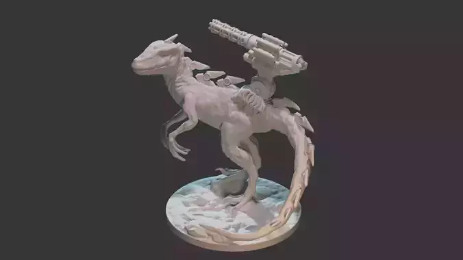  Cyborg Raptor 3D print model