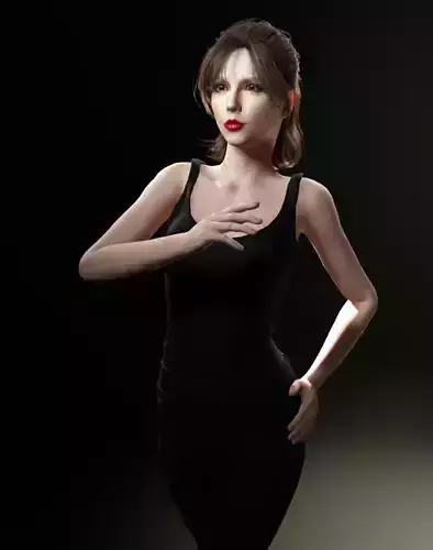 Taylor Swift 3D model