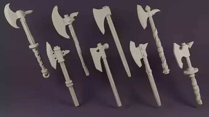 Great Axe Pack For Miniatures