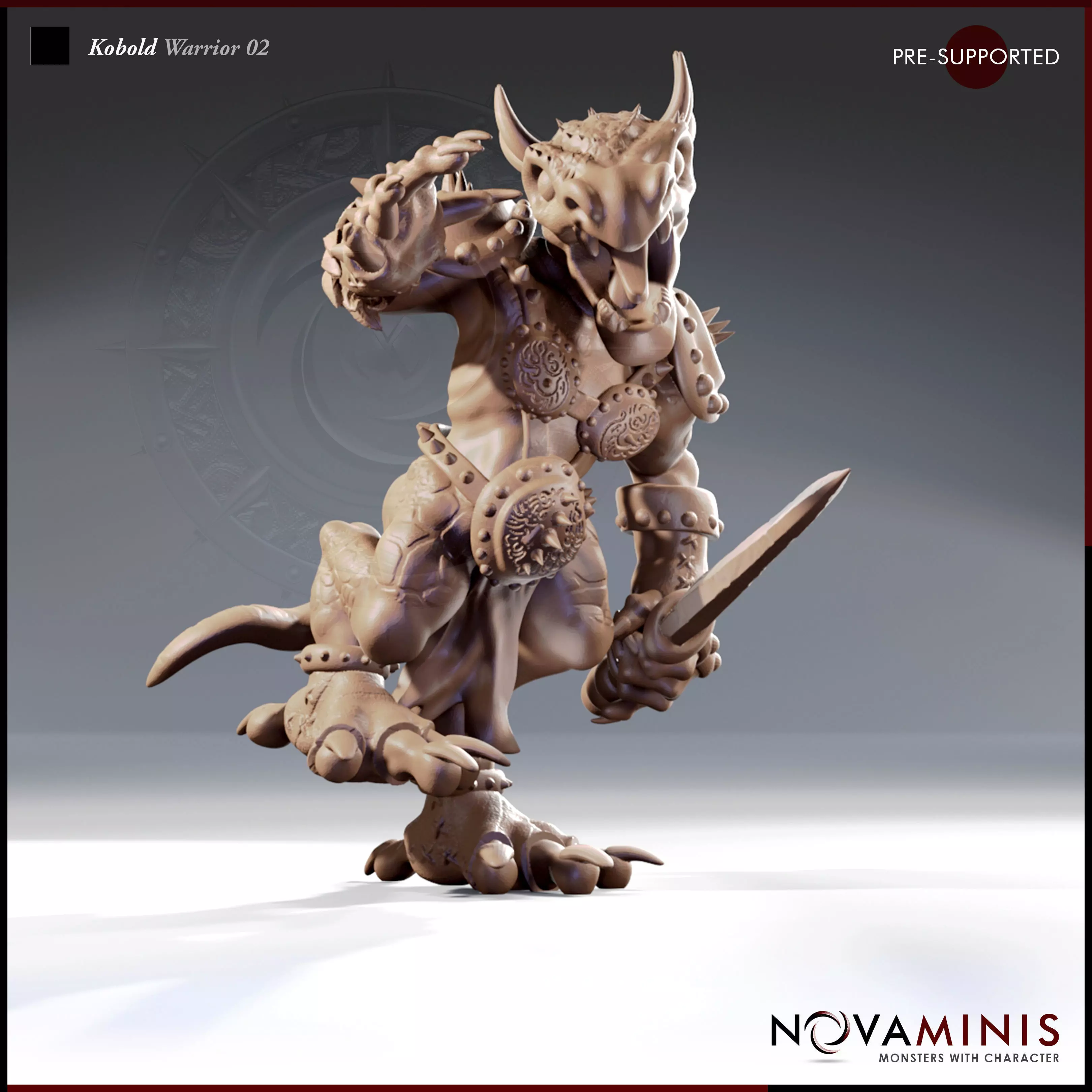 Kobold Warrior 02 3D print model_0