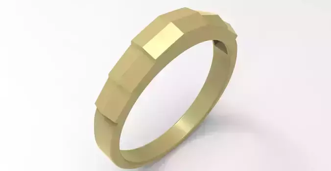 Ring with tapered top