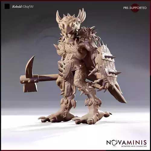 Kobold Chief 01 3D print model