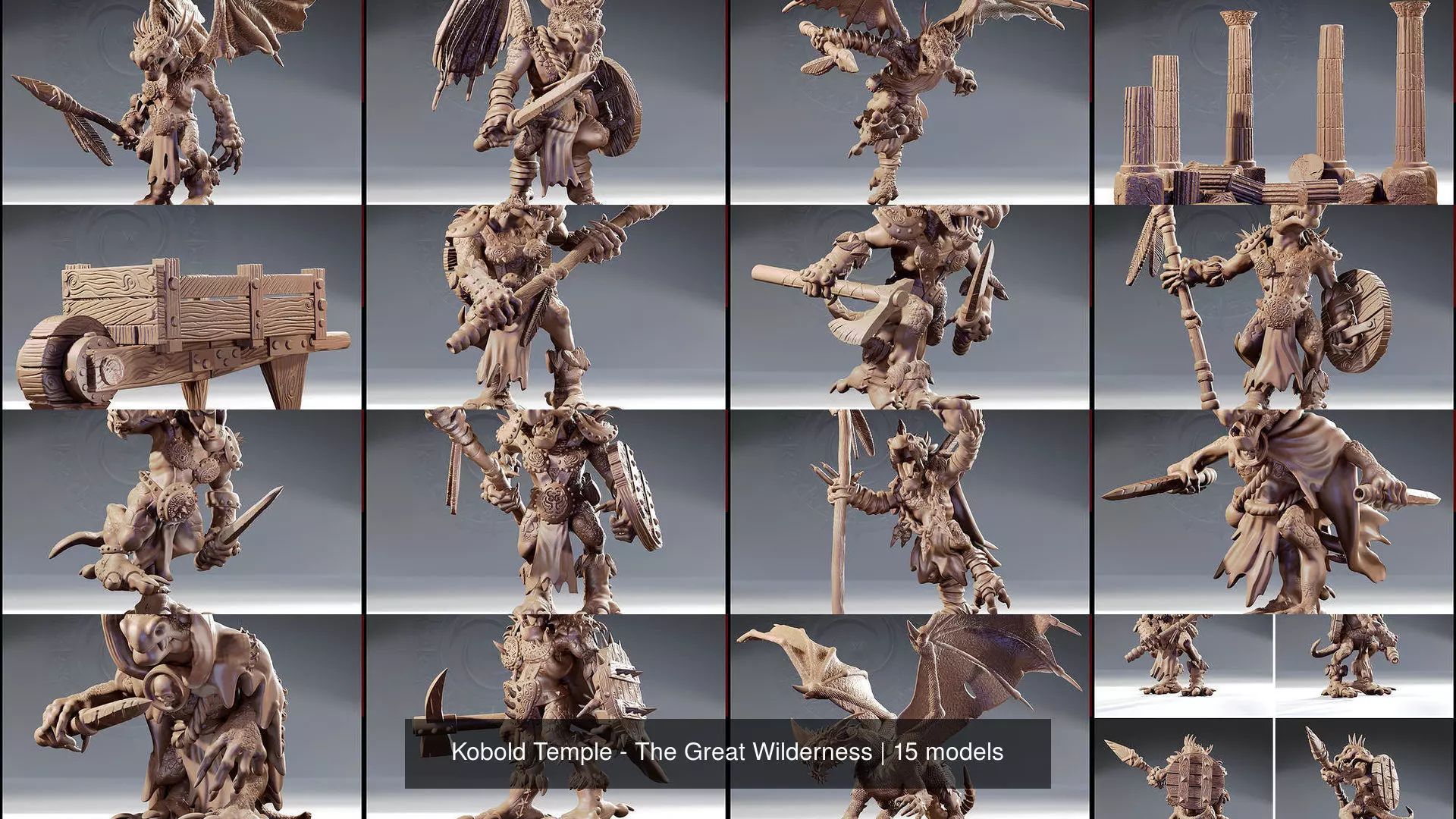 Kobold Temple - The Great Wilderness 3D Model Collection_16