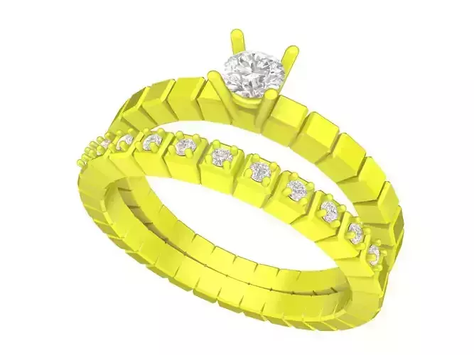 A7853 Diamond Wedding Rings