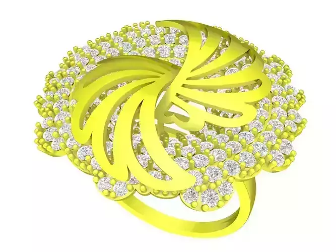 5746 diamond art women ring