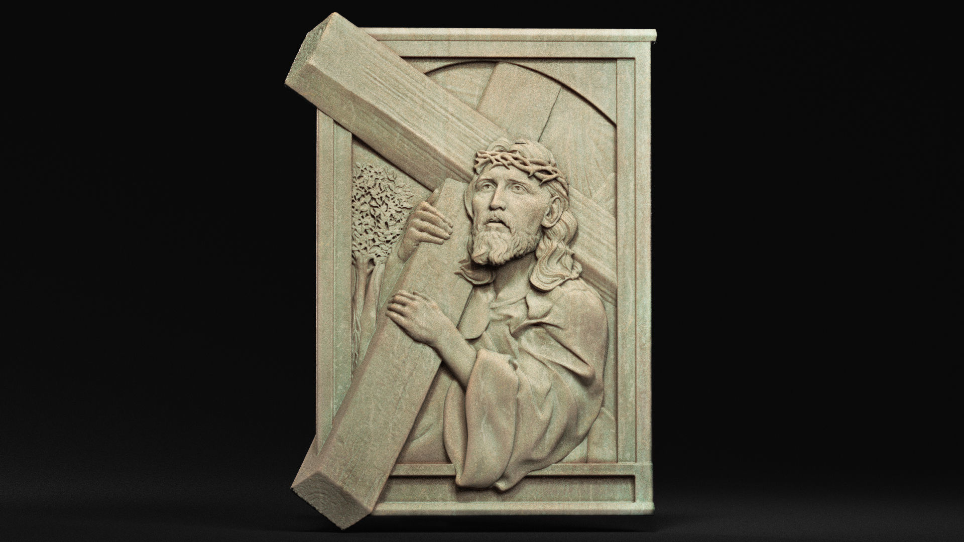 Jesus Relief 15 3D print model_2