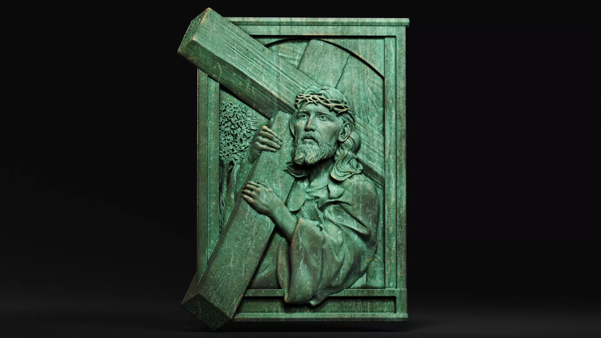 Jesus Relief 15 3D print model_0