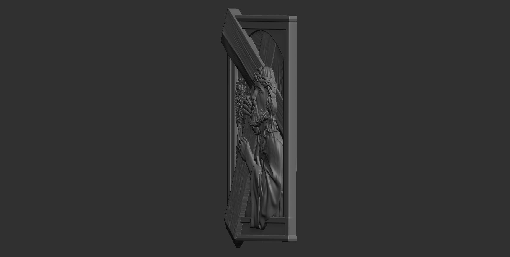 Jesus Relief 15 3D print model_8
