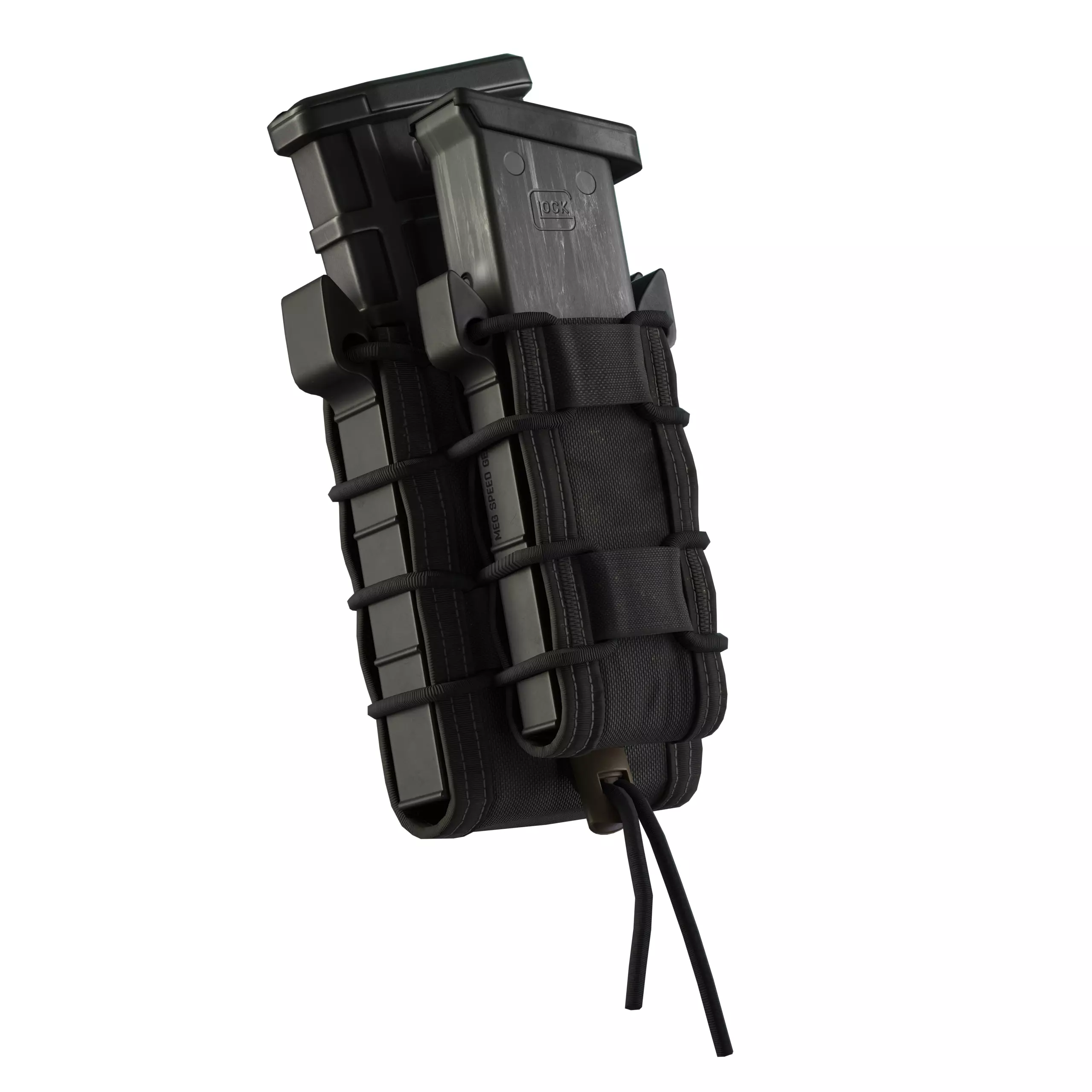 Single Military Magazine Pouch Low-poly 3D model_0