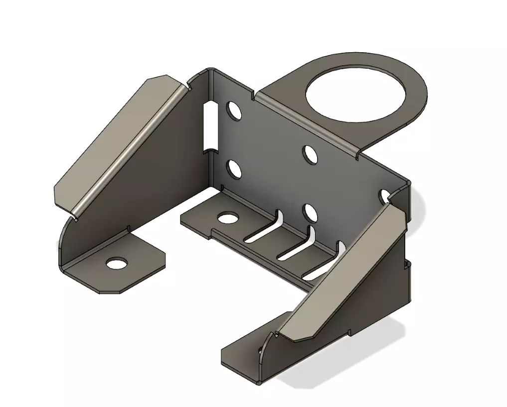 Sheet metal part 3D model_0