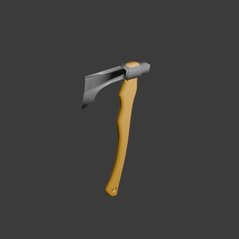 Axe 3D Model 3D model_4
