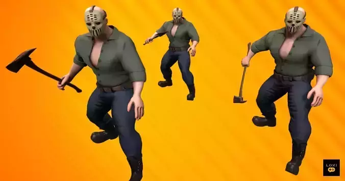 Terrifying Butcher - Stylized 3D Character Model