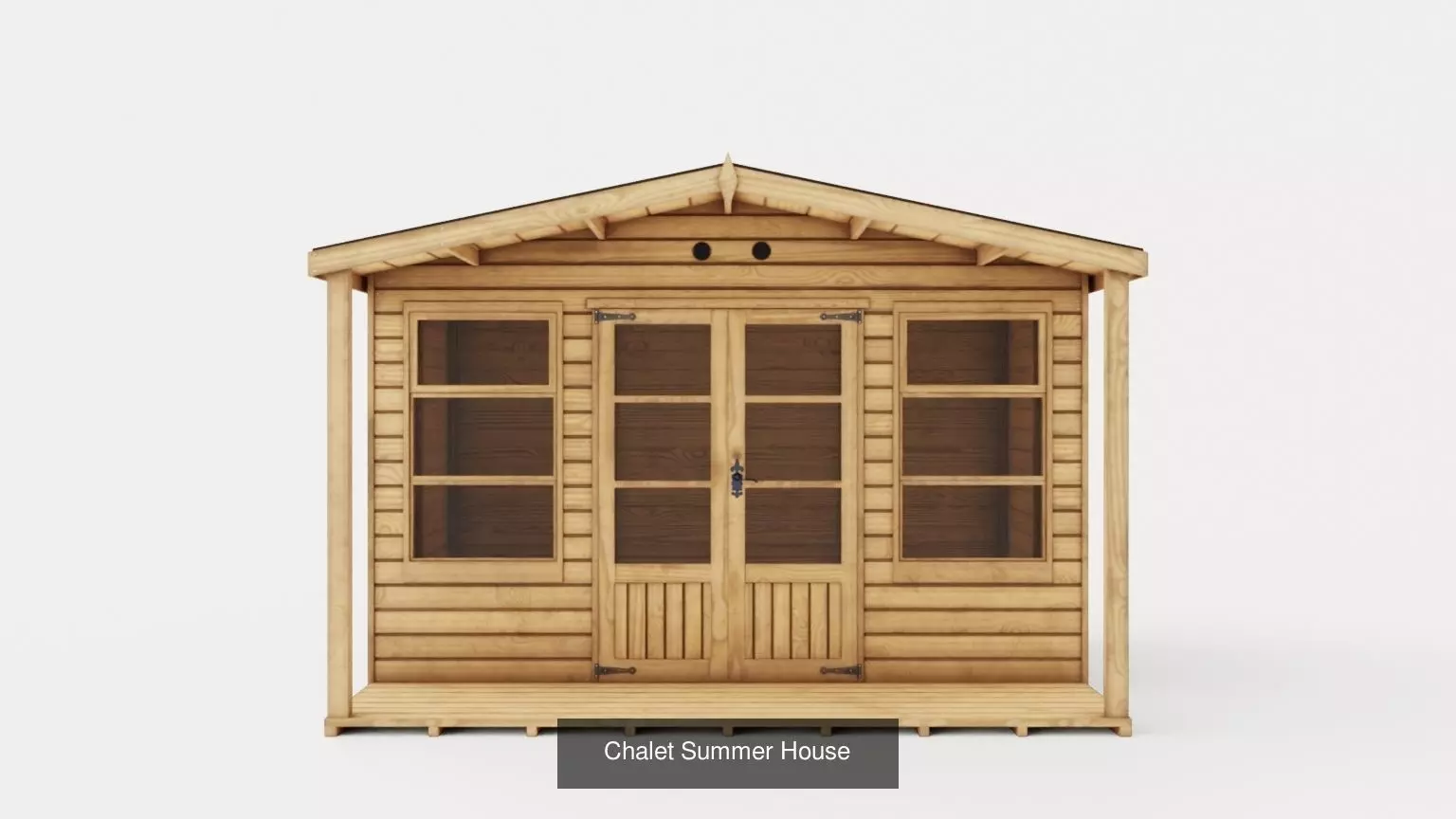 Collection of Garden Shed 3D Models - 10 Models _0