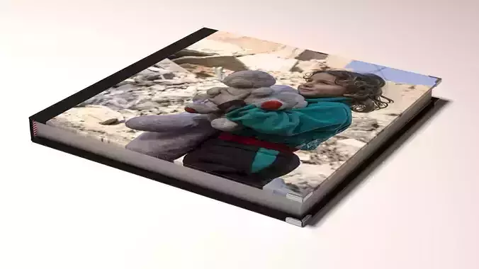 SCRAPBOOK Low-poly 3D model