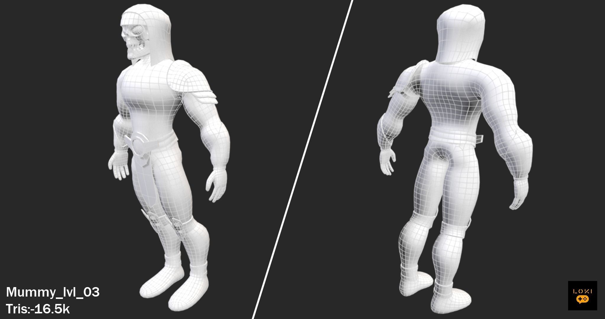 The Mummy Pack - Stylized 3D Models Low-poly 3D model_7