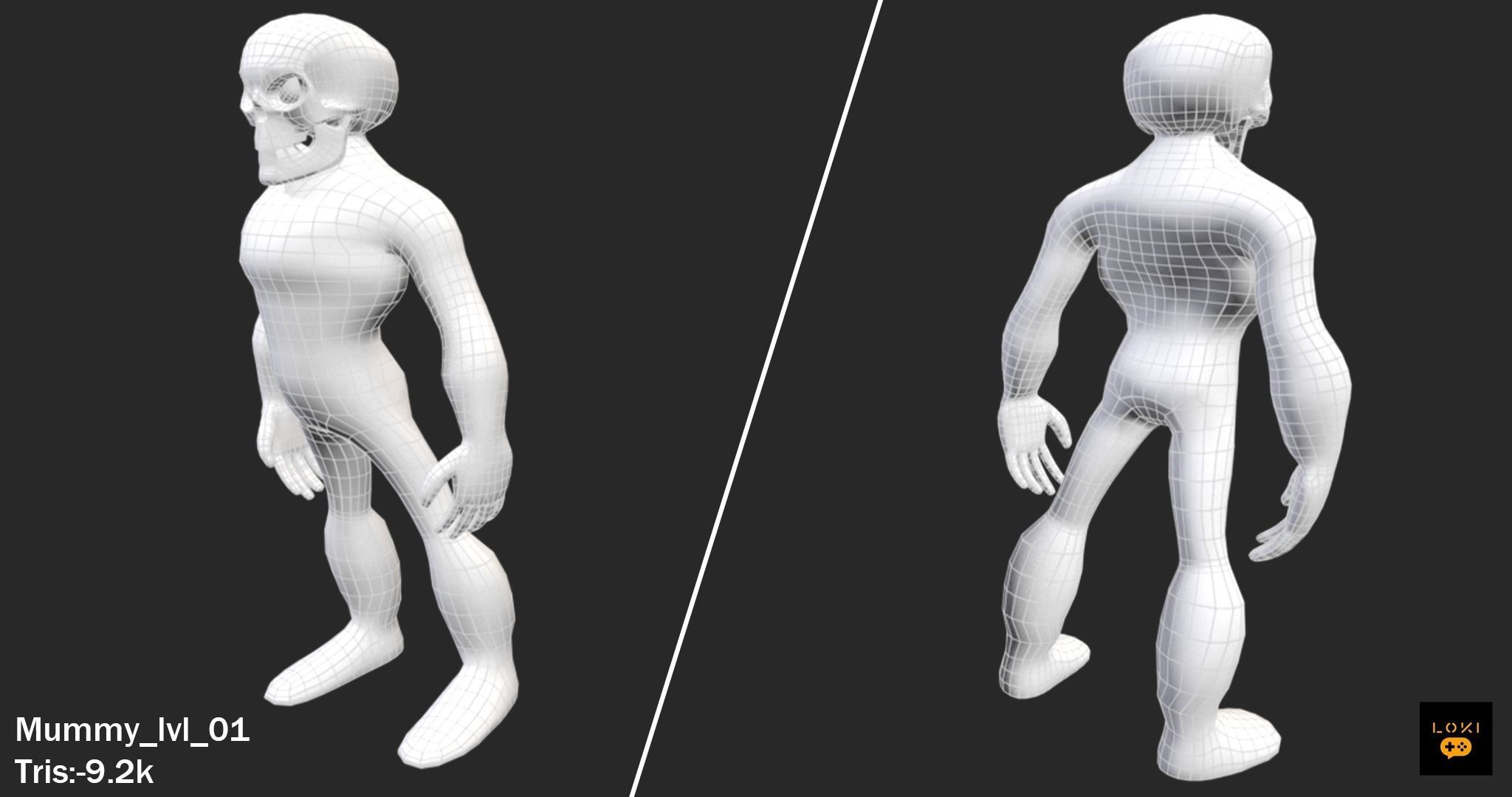 The Mummy Pack - Stylized 3D Models Low-poly 3D model_6