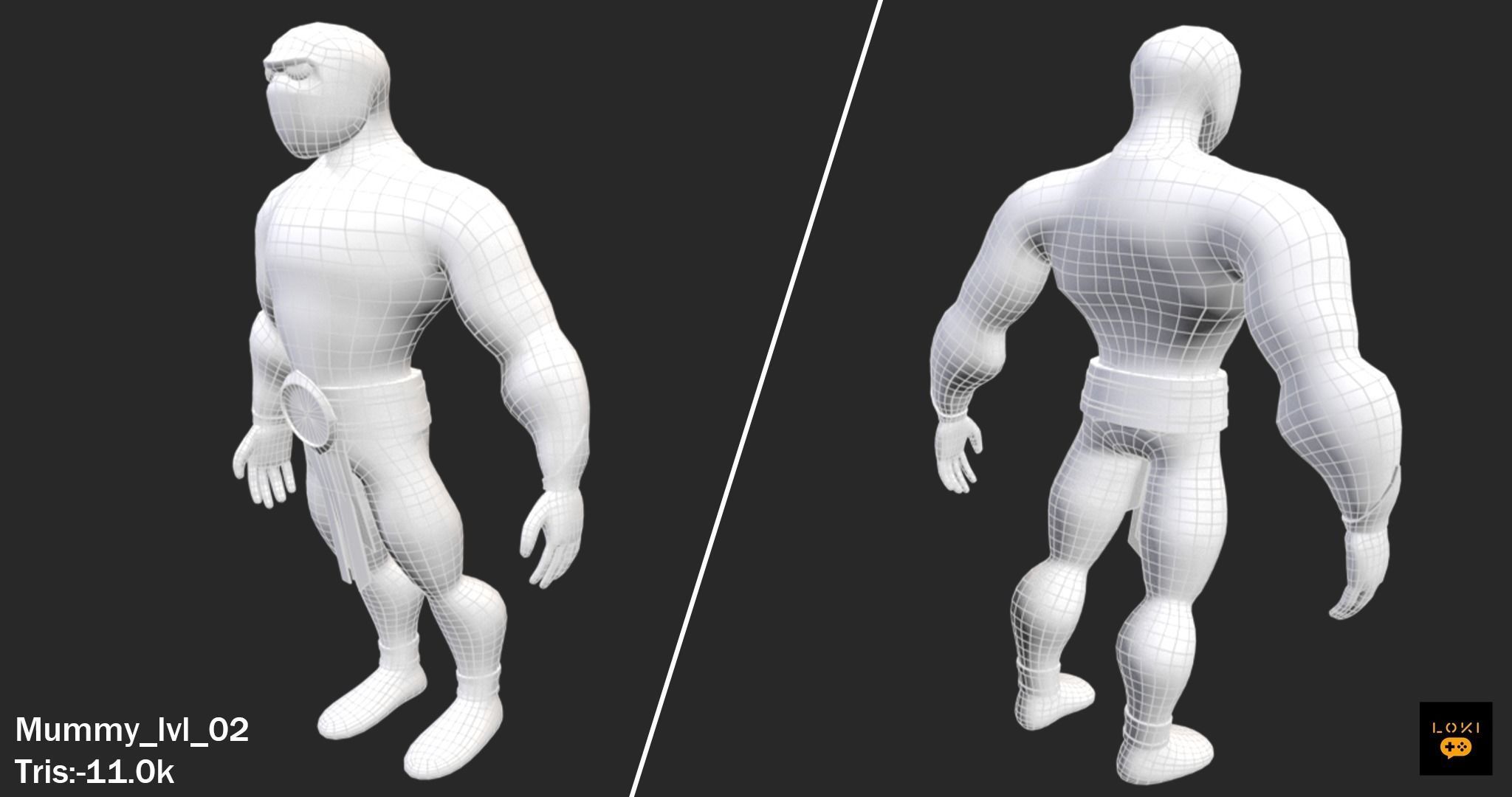 The Mummy Pack - Stylized 3D Models Low-poly 3D model_5