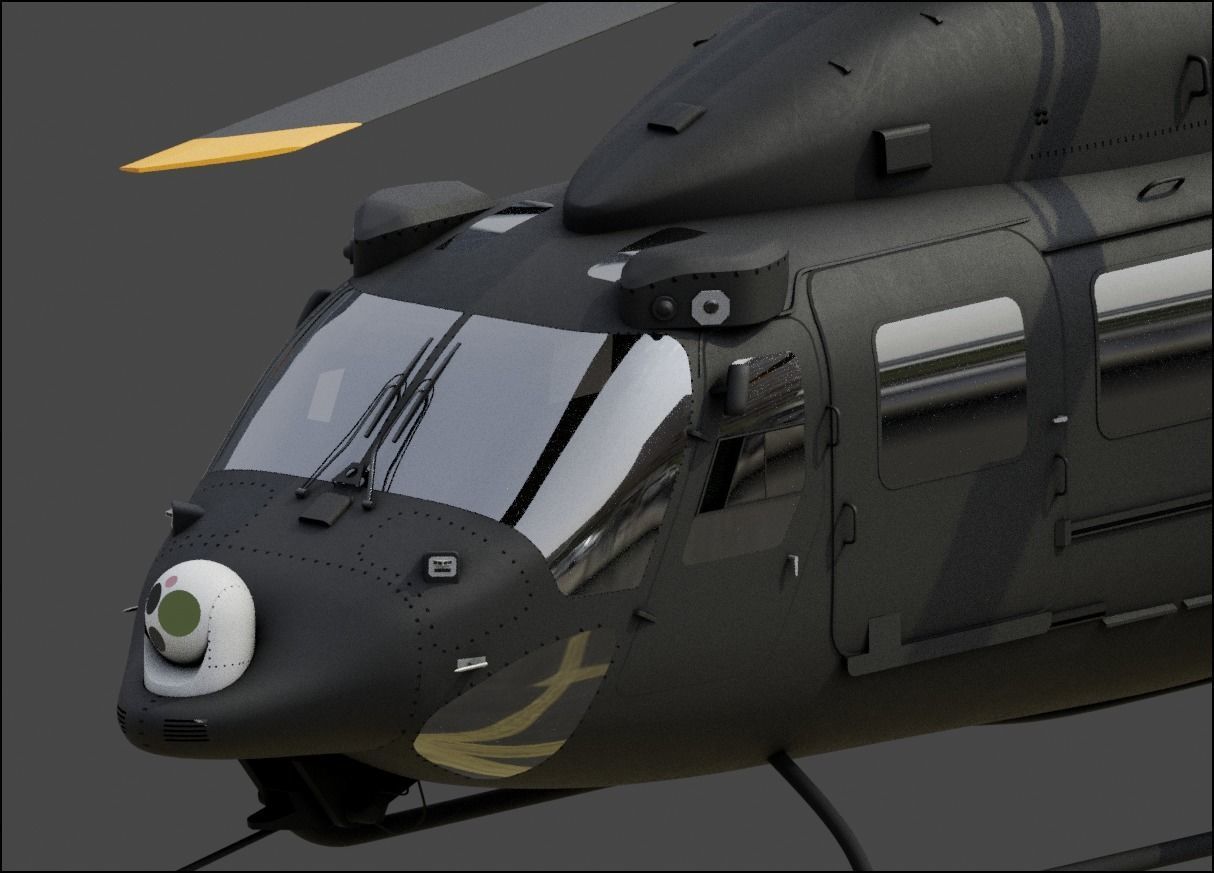 HAL ALH WSI Rudra Attack Helicopter 3D model_2