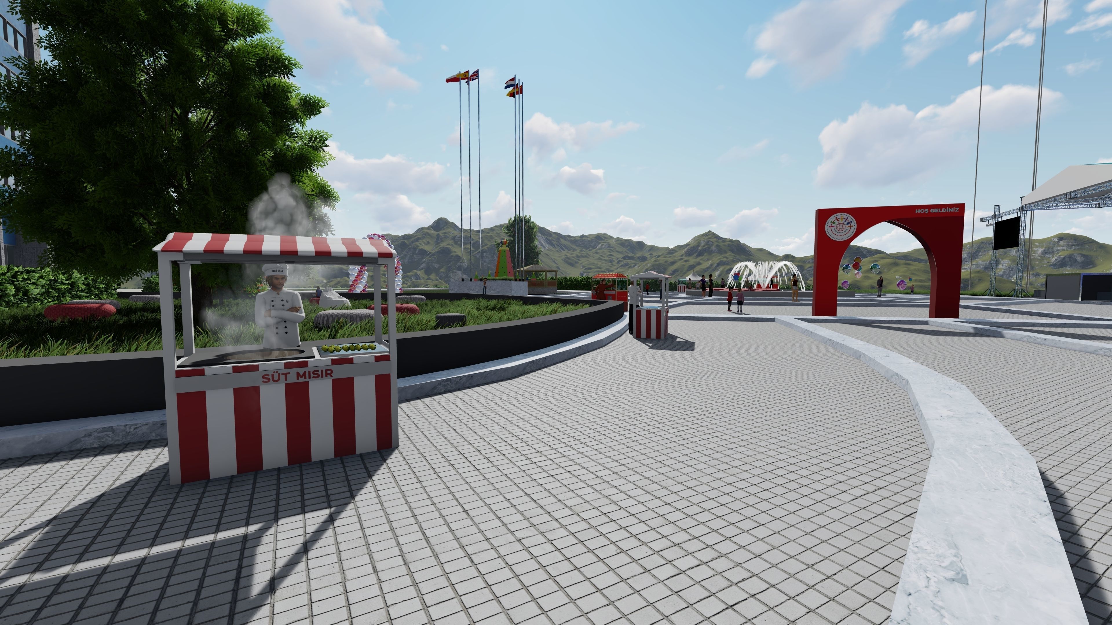 Turkiye Radio and Television Main Building 3D model_3