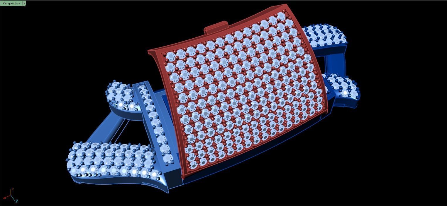 20 MM SPIKED CUBAN FOR YOUR BRACELET OR NECKLACE 3D print model_6