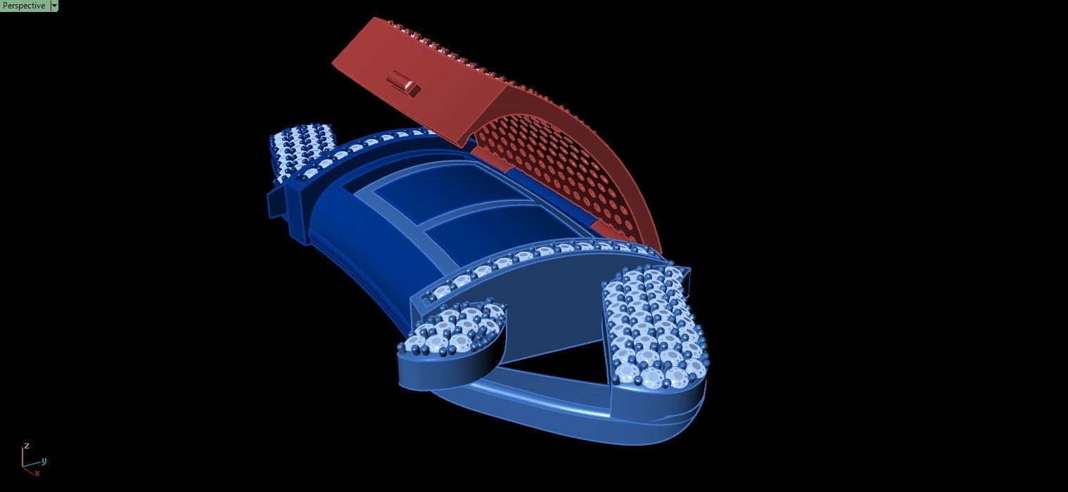 20 MM SPIKED CUBAN FOR YOUR BRACELET OR NECKLACE 3D print model_8