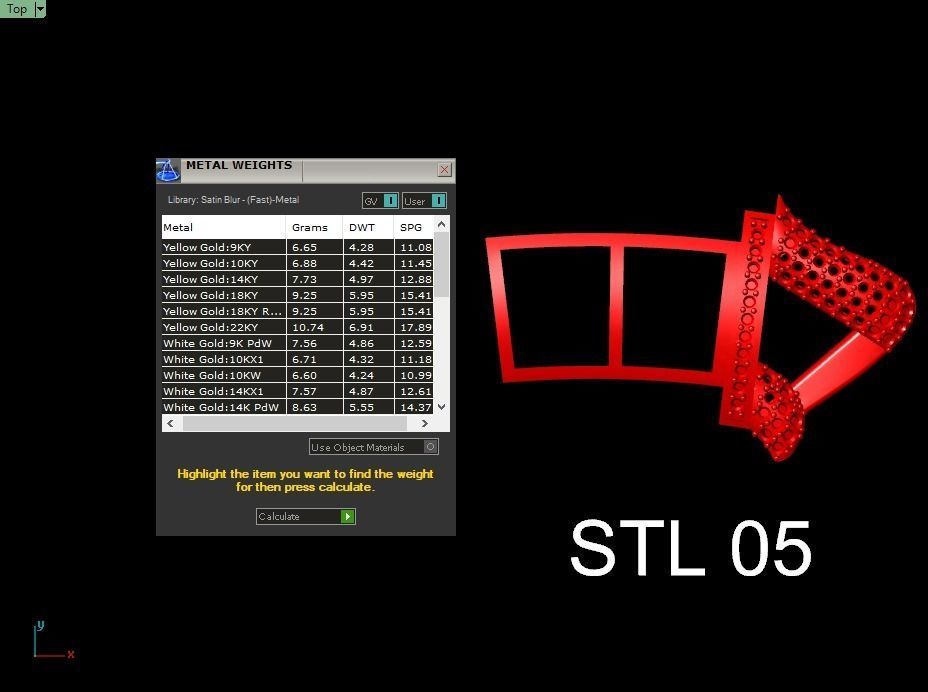 20 MM SPIKED CUBAN FOR YOUR BRACELET OR NECKLACE 3D print model_17