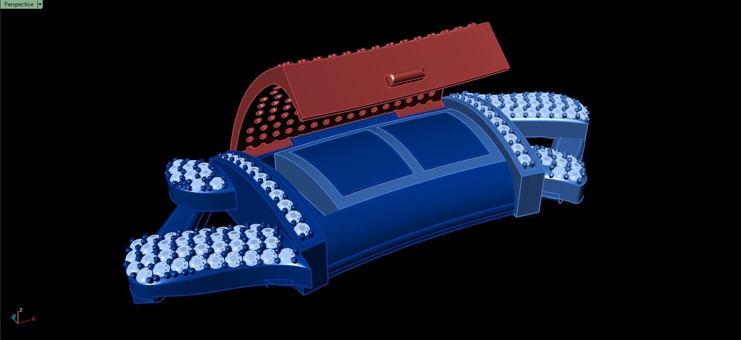 20 MM SPIKED CUBAN FOR YOUR BRACELET OR NECKLACE 3D print model_5