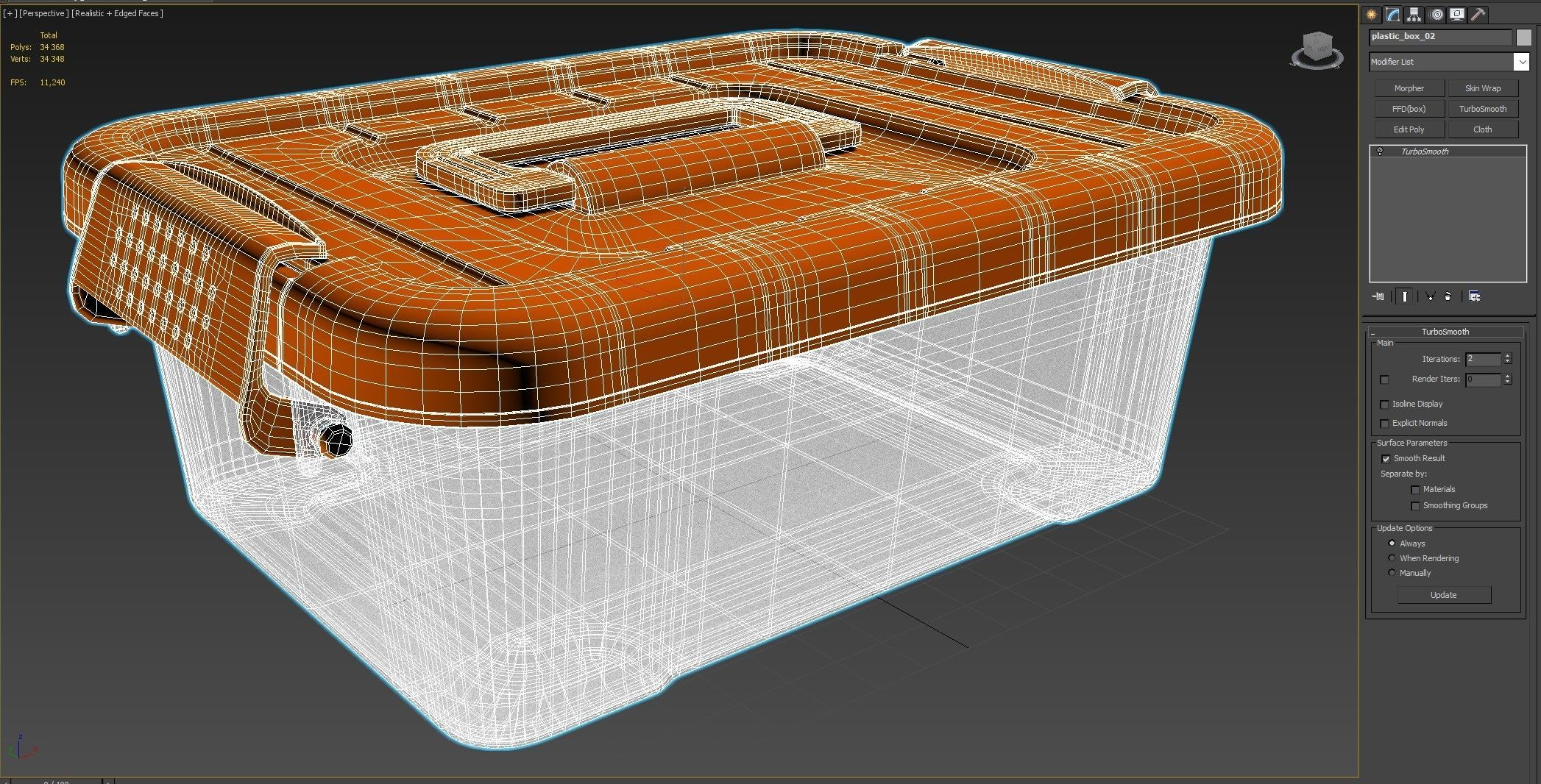 Plastic box 3D model_17