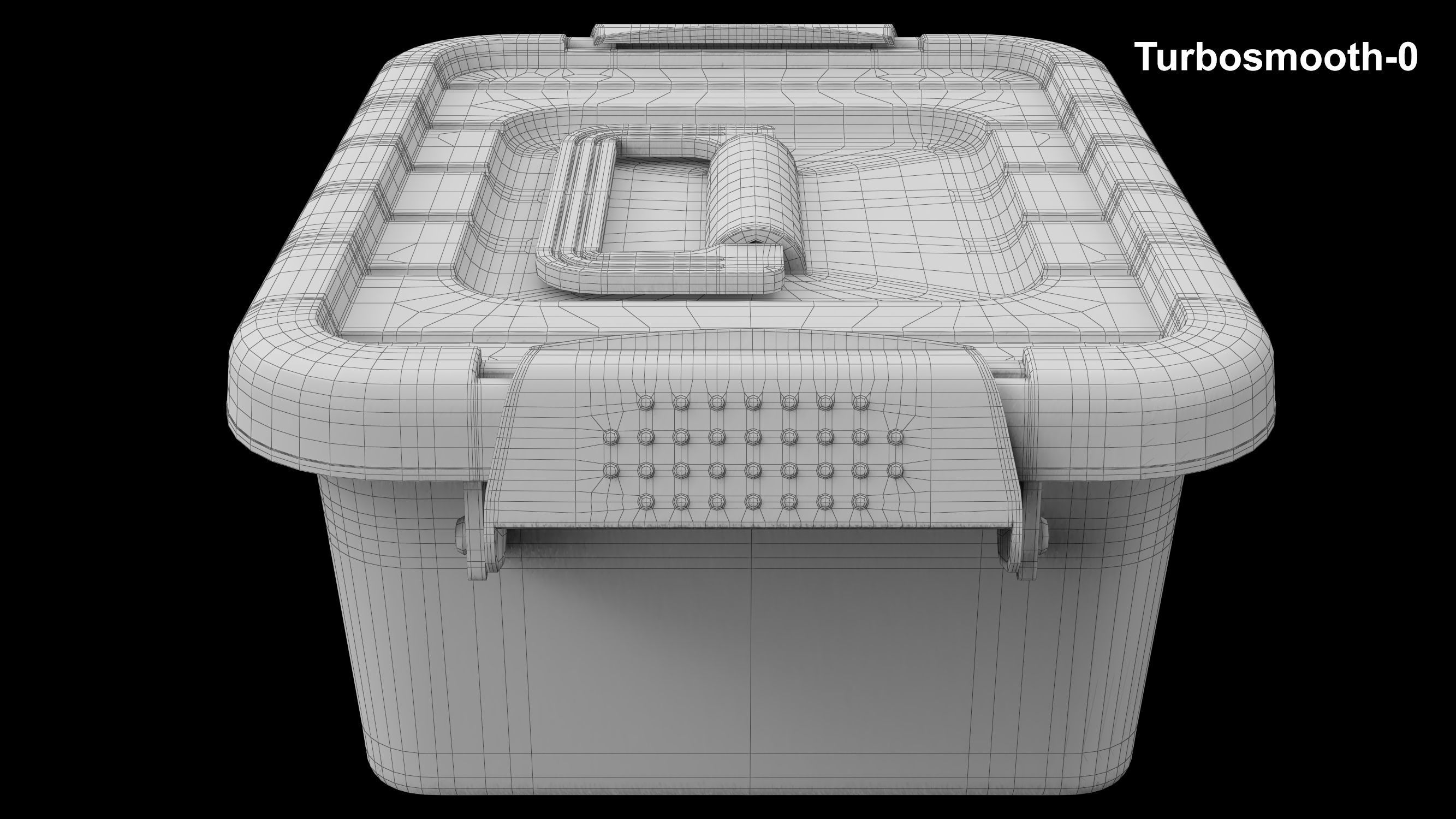 Plastic box 3D model_11