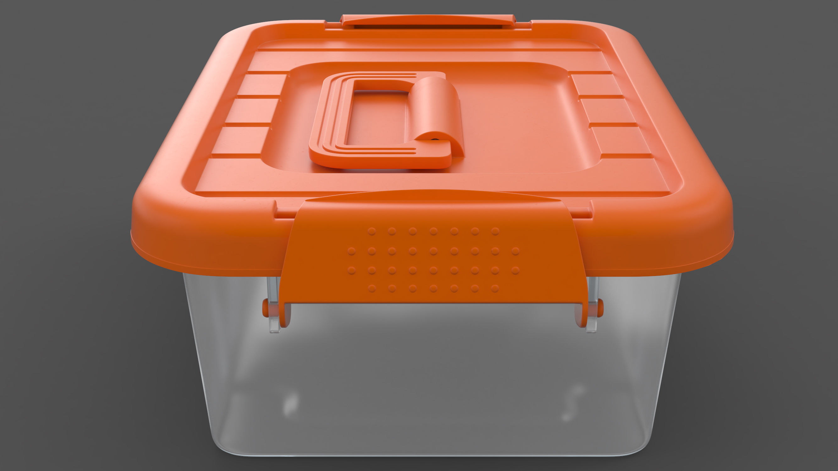 Plastic box 3D model_4