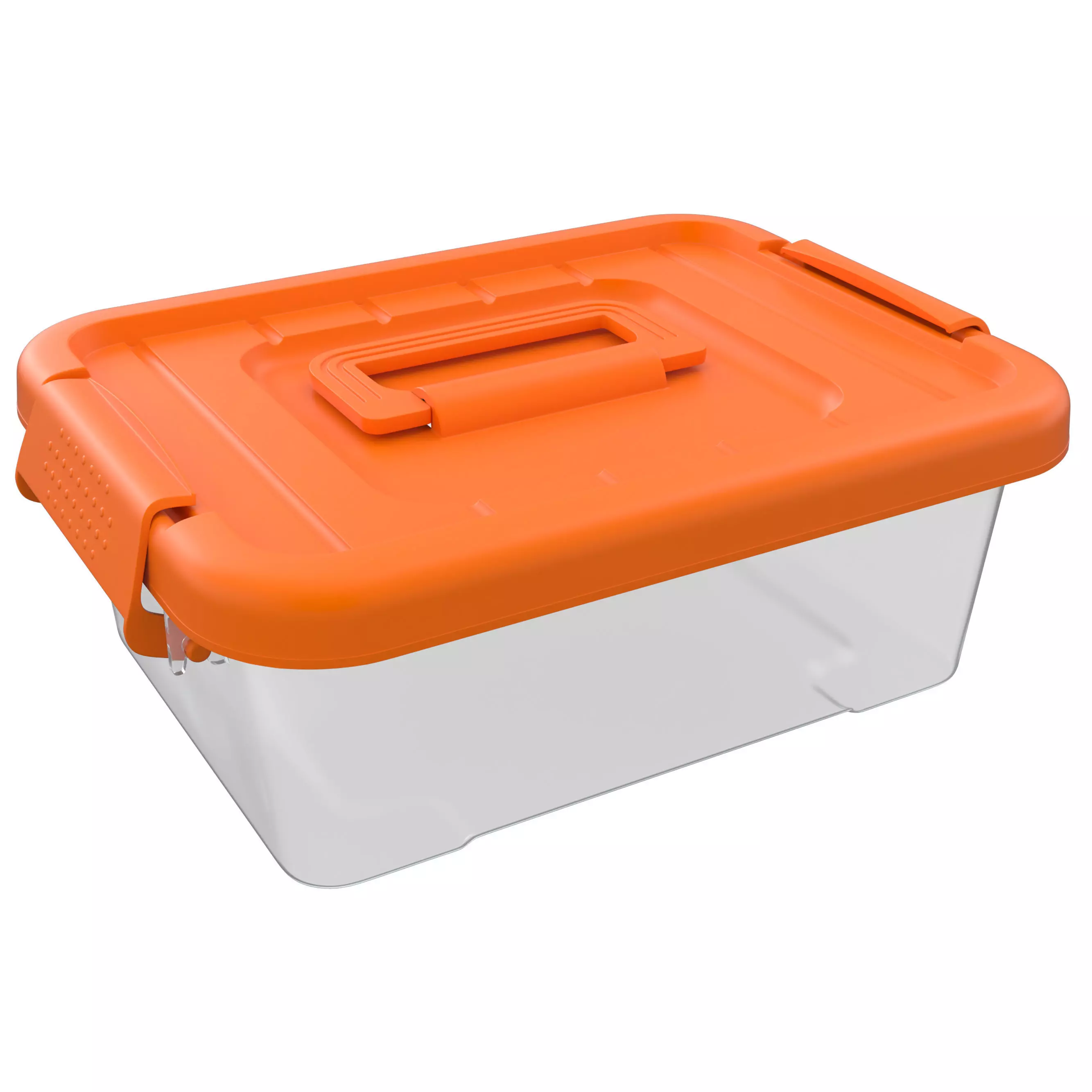 Plastic box 3D model_0