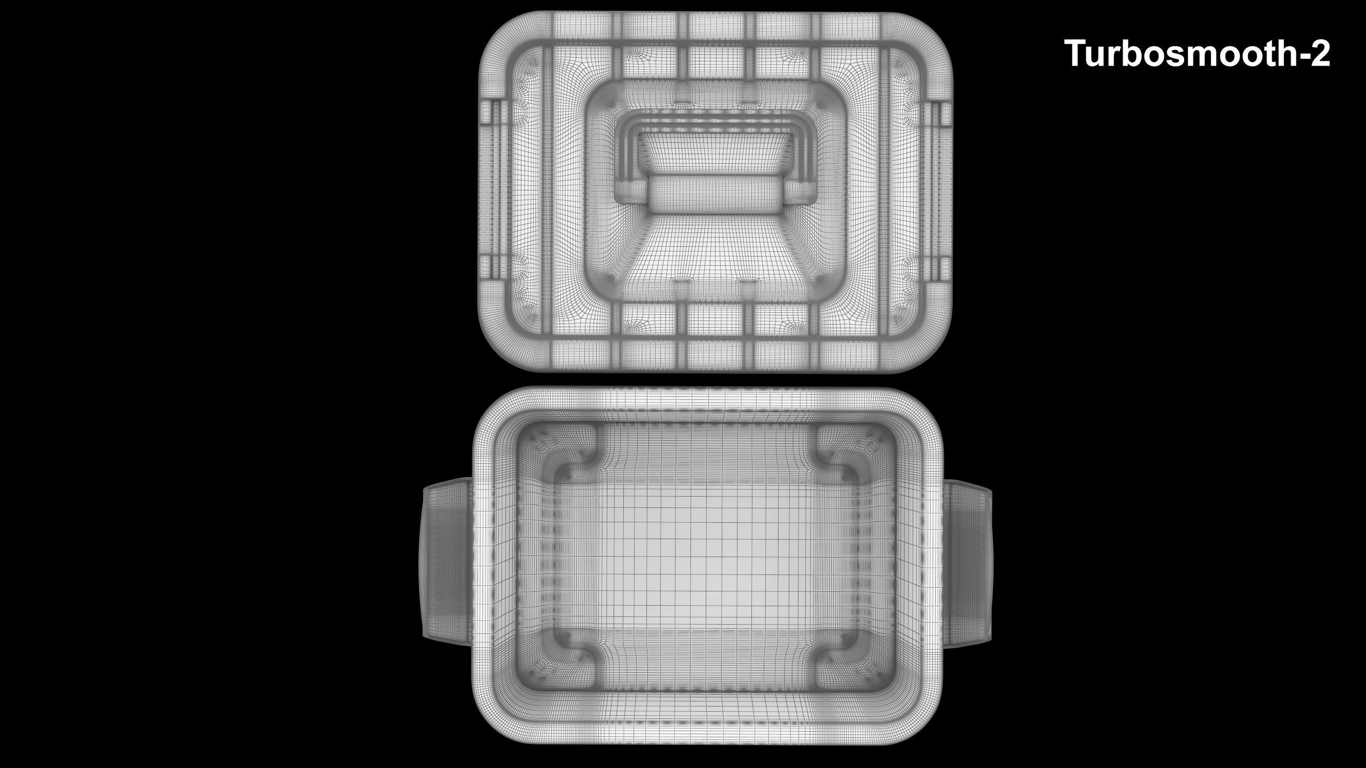 Plastic box 3D model_16