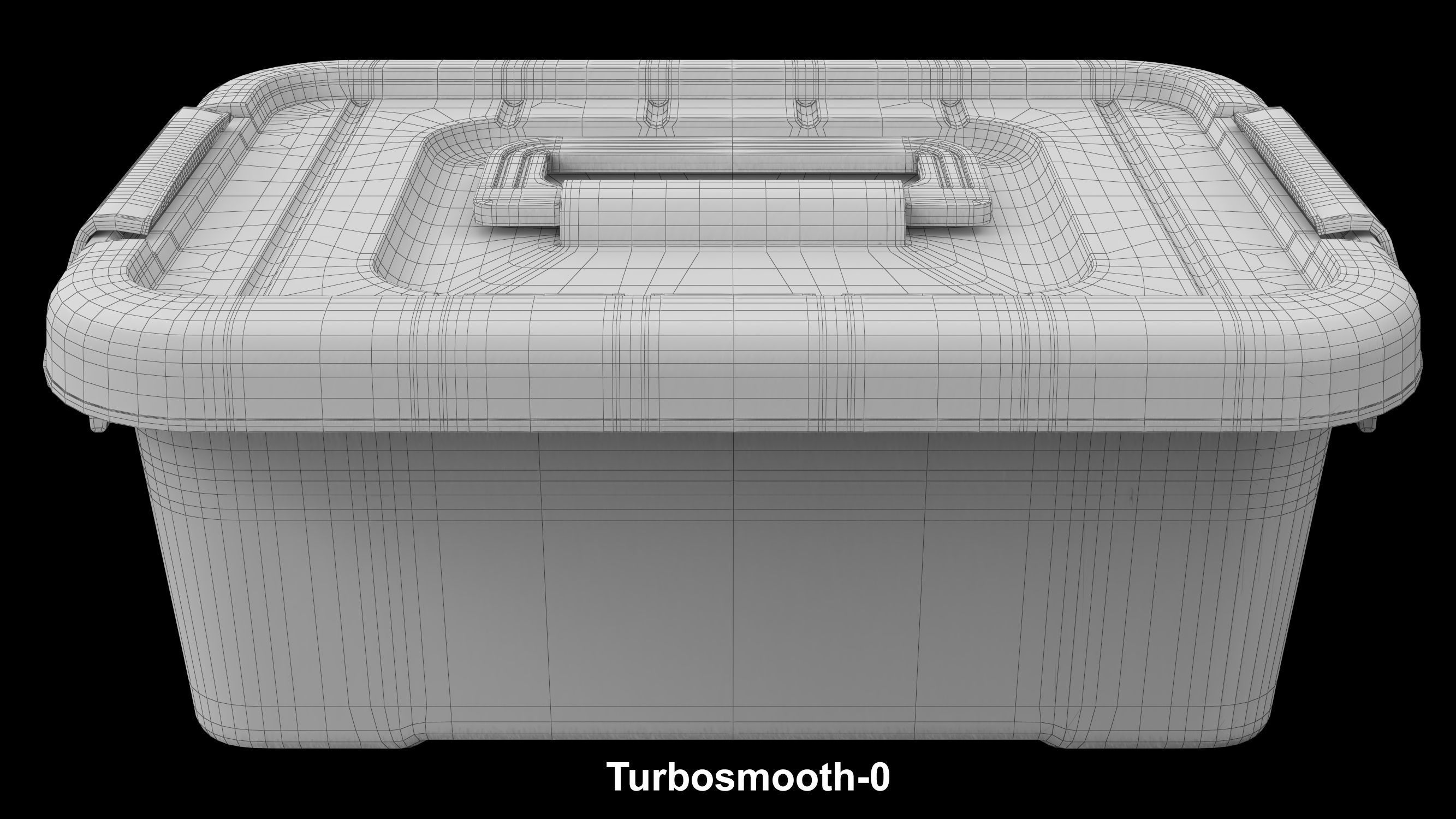 Plastic box 3D model_9
