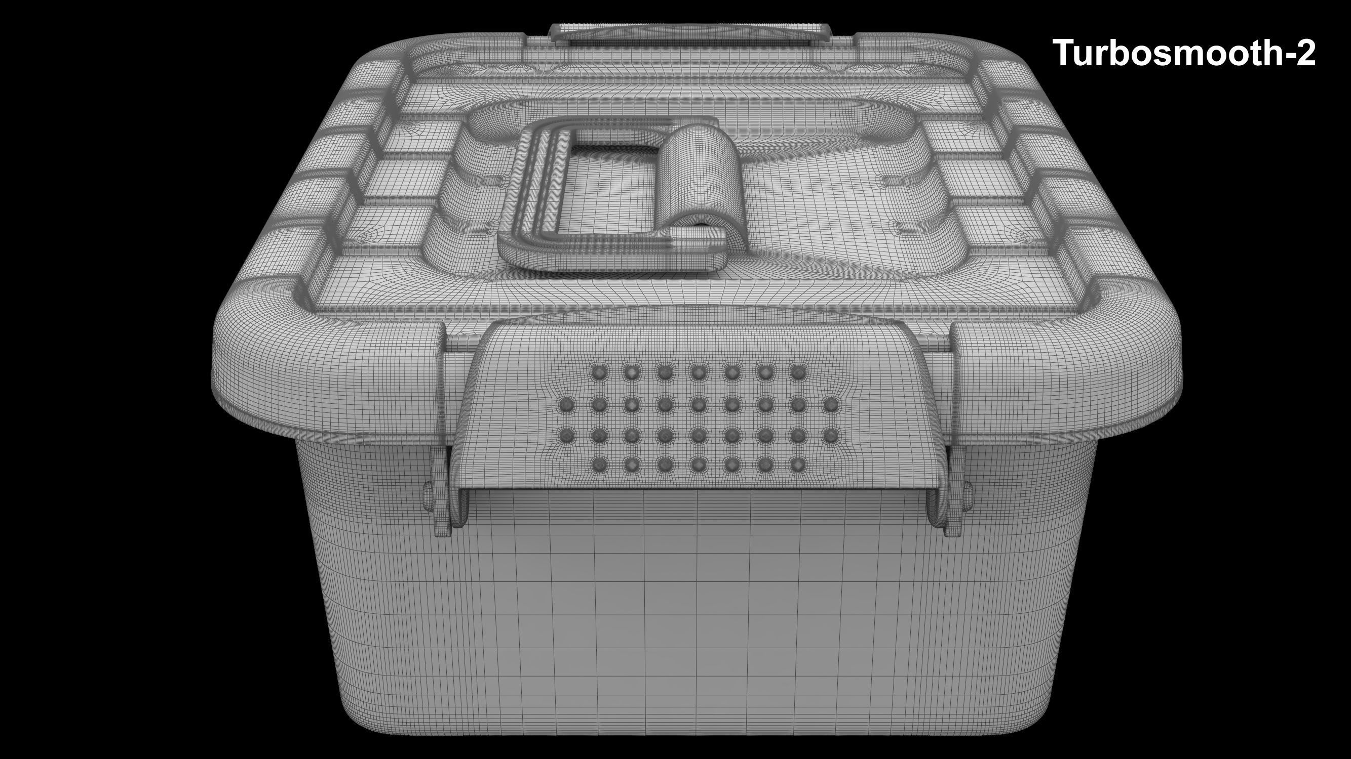 Plastic box 3D model_12