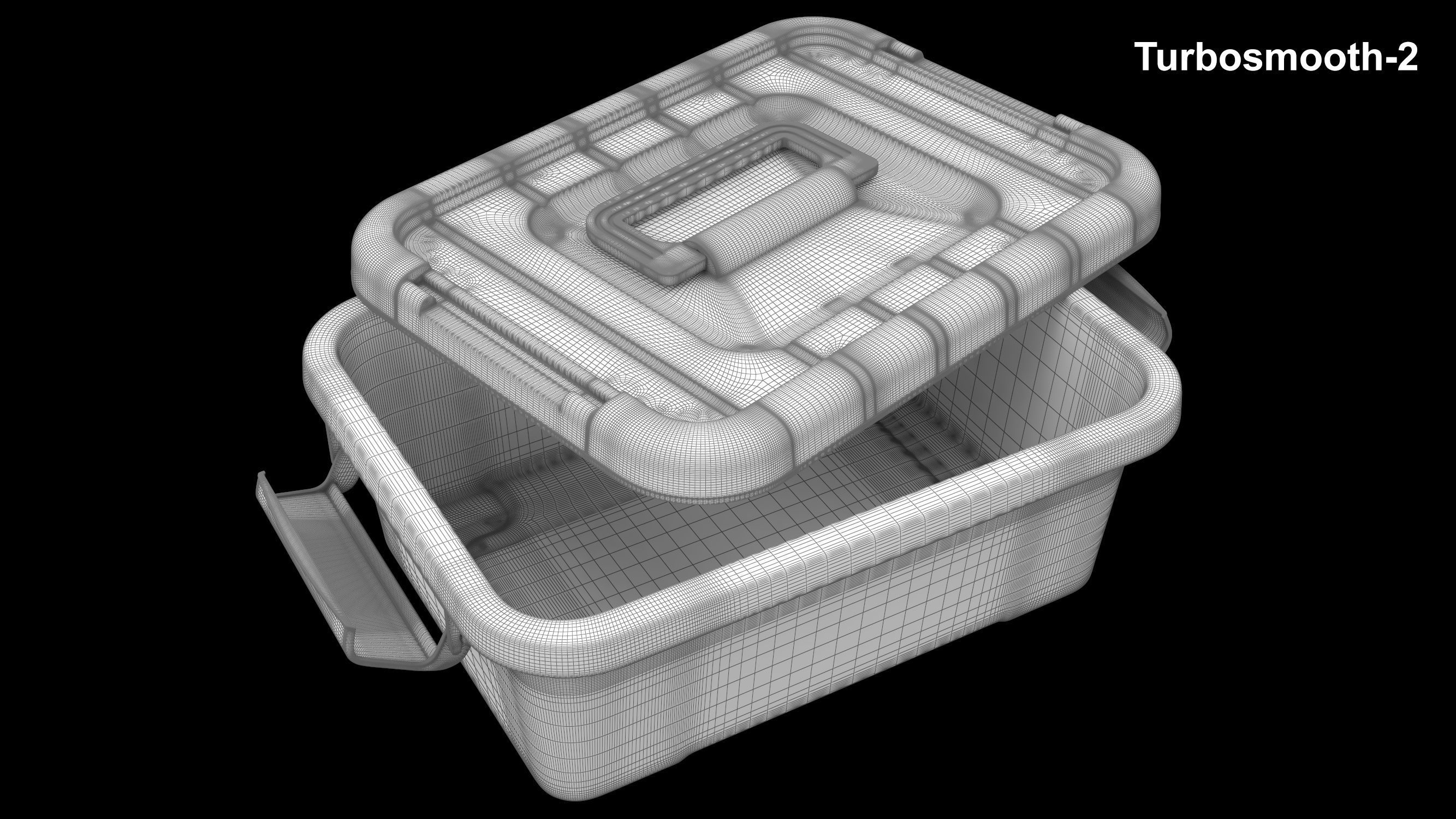 Plastic box 3D model_14