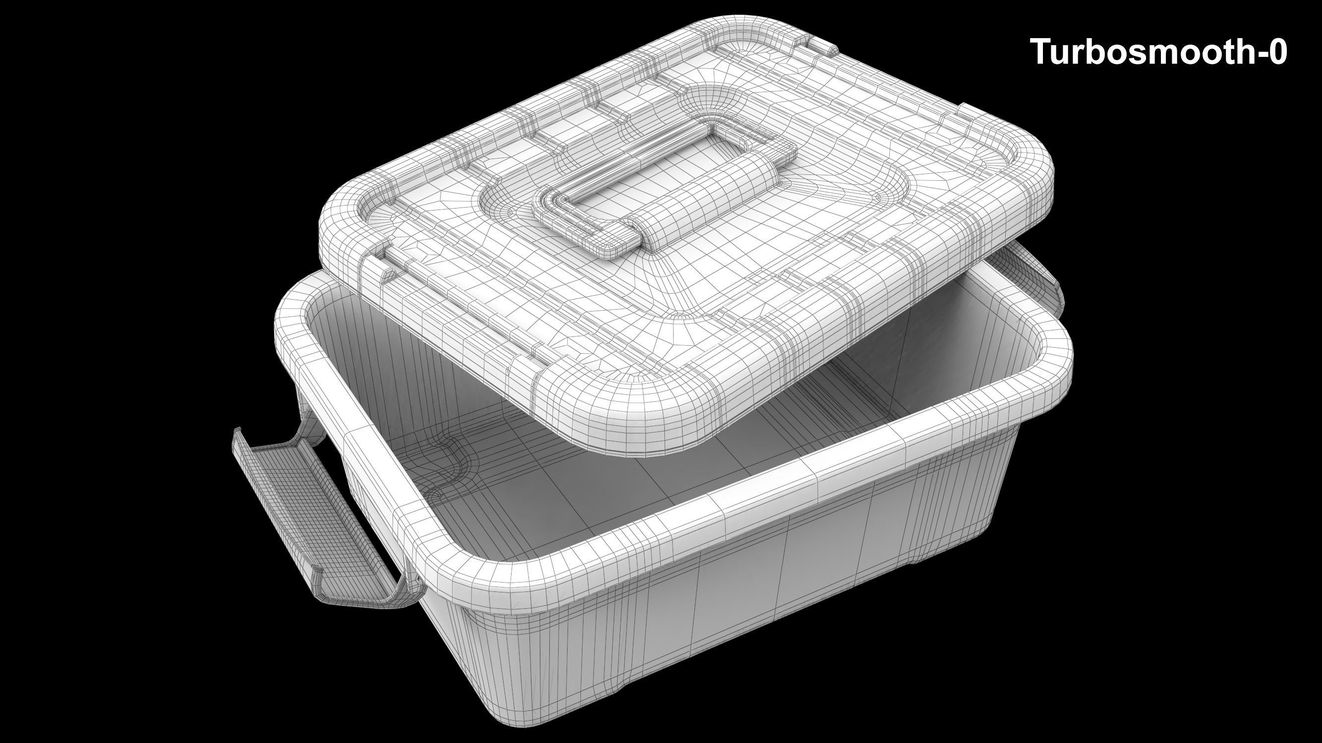 Plastic box 3D model_13