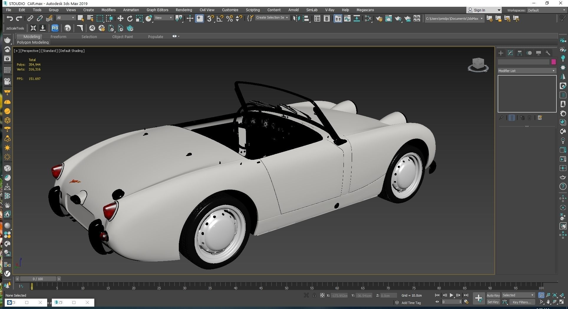 1958 Austin Healey Sprite MKI 3D model_21