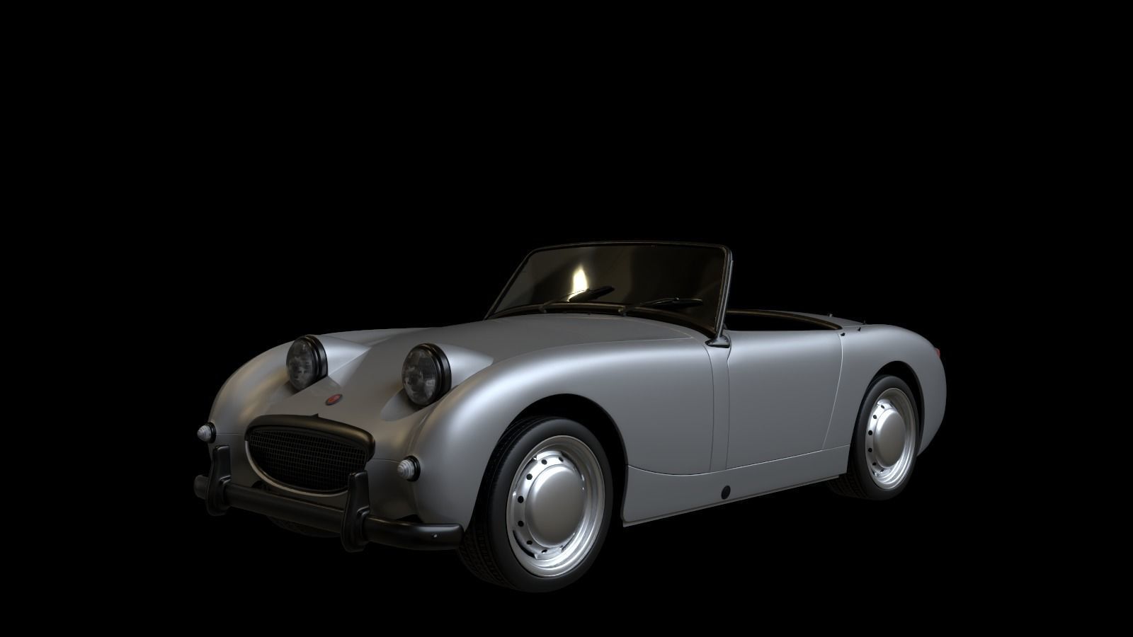 1958 Austin Healey Sprite MKI 3D model_5